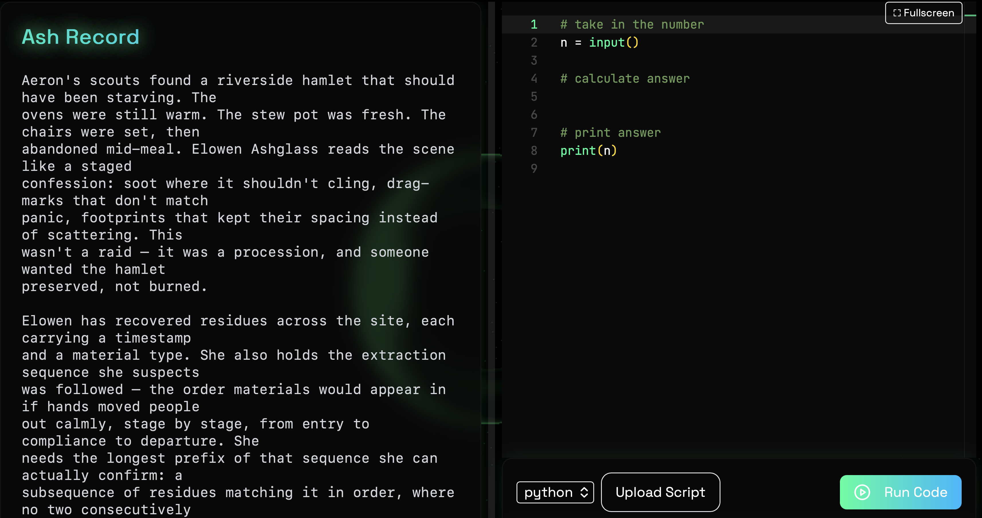 Coding Challenge