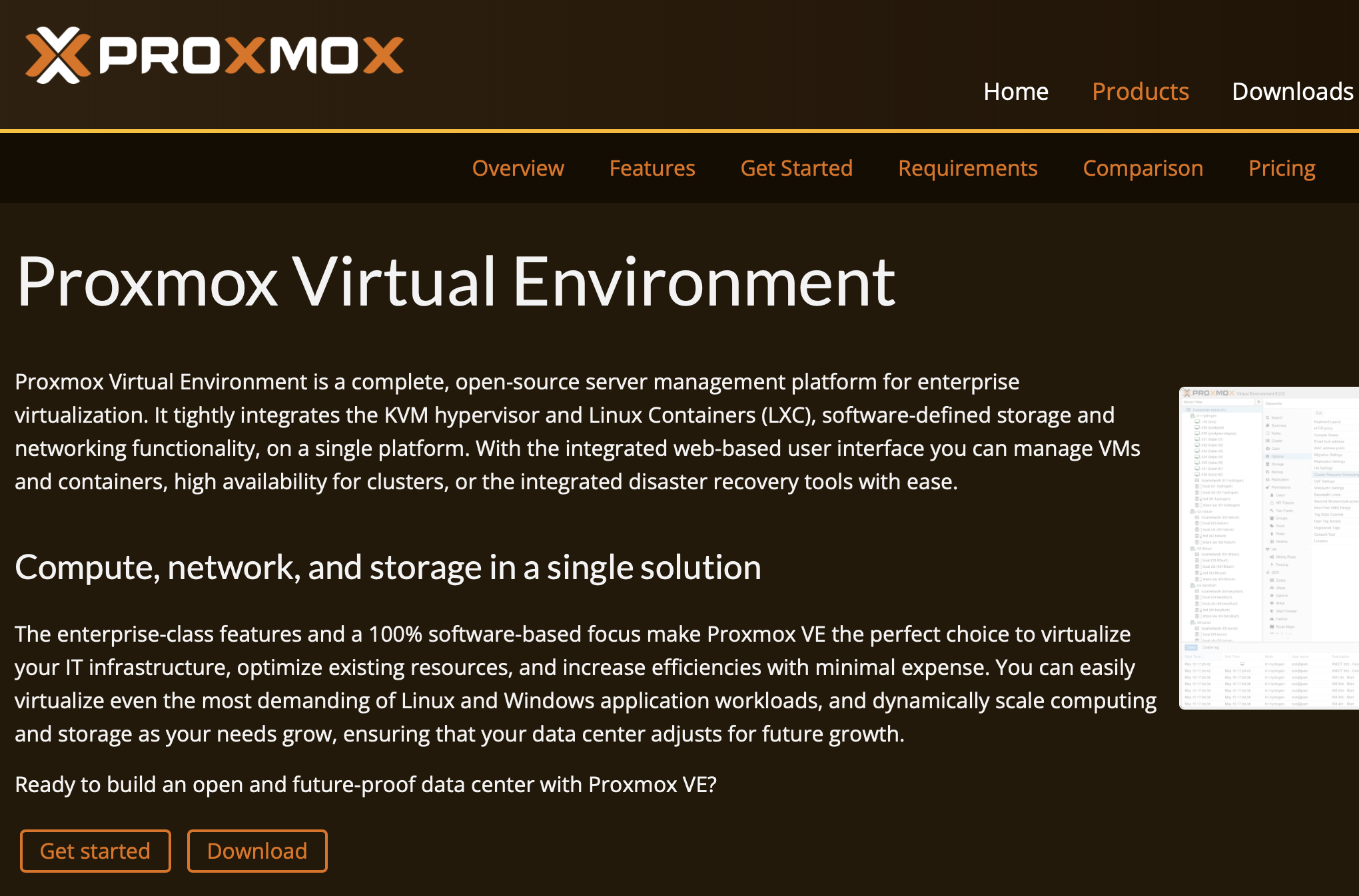 Proxmox Virtual Environment